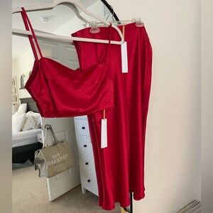 House of Harlow 1960 White and Red Tag